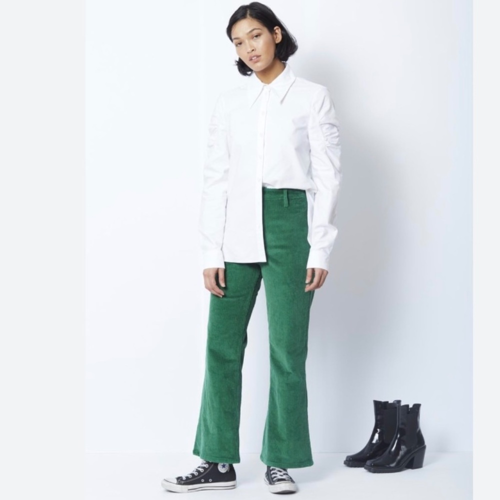 STAUD Wide Leg Corduroy Pant